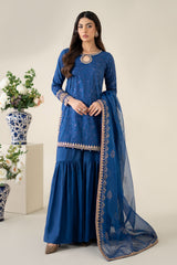 3 Piece Embroidered Lawn Suit |  DW-EA25-11