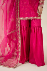 3 Piece Embroidered Lawn Suit |  DW-EA25-11