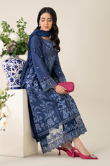 3 Piece Embroidered Lawn Suit |  DW-EA25-21