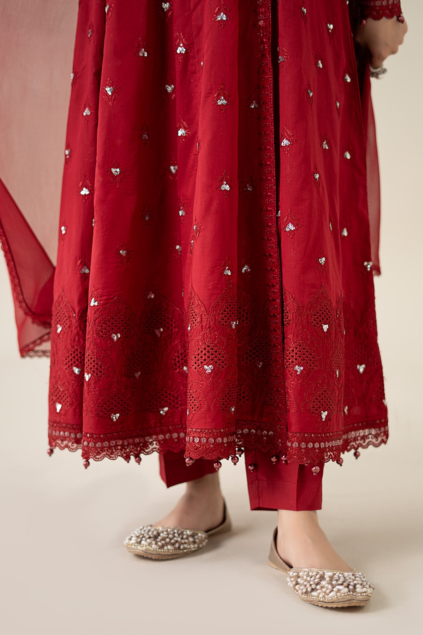 3 Piece Embroidered Lawn Suit |  DW-EA25-61