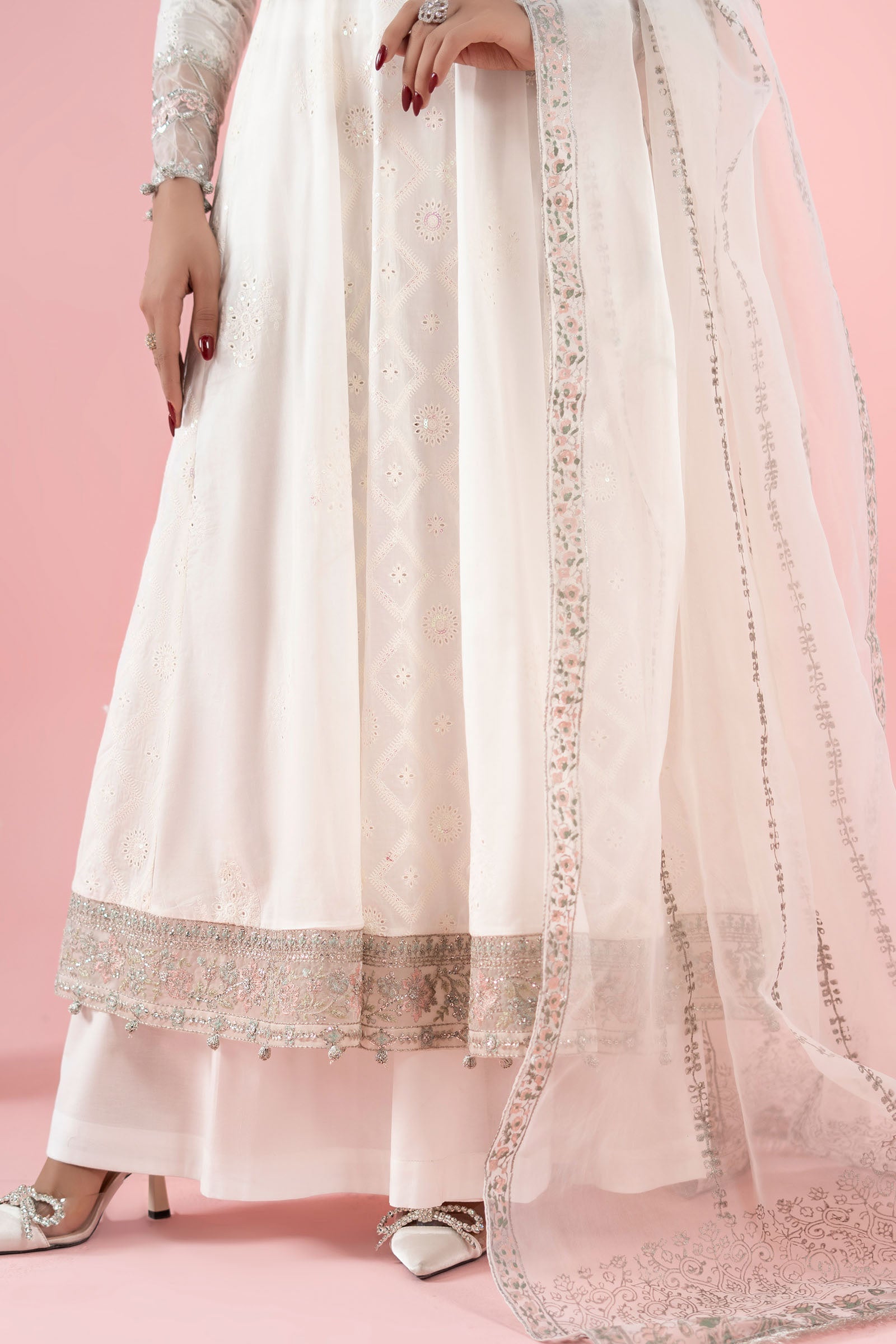 3 Piece Embroidered Lawn Suit |  DW-EA25-65
