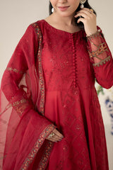 3 Piece Embroidered Lawn Suit |  DW-EA25-65