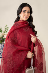 3 Piece Embroidered Dobby Suit |  DW-EA25-68