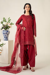 3 Piece Embroidered Dobby Suit |  DW-EA25-68