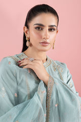 3 Piece Embroidered Dobby Suit |  DW-EA25-81