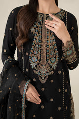 3 Piece Embroidered Lawn Suit |  DW-EA25-85