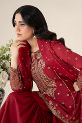 3 Piece Embroidered Lawn Suit |  DW-EA25-85