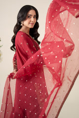3 Piece Embroidered Lawn Suit |  DW-EA25-85