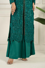 3 Piece Embroidered Organza Suit | SF-EF25-04