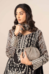 3 Piece Embroidered Chiffon Suit | SF-EF25-20